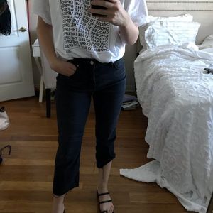 Pacsun Black High Waisted Kick Flare Jeans